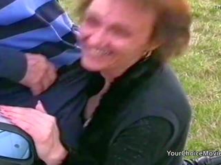 Older Mature Couple Risky Outdoor Sex, HD Porn f0