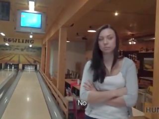 HUNT4K. Sex in a bowling place - I've got strike!