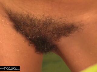 All Natural Thick Hairy Wet Bush