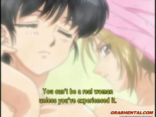 Hentai flicka gets oralsex och brutally körd av ghetto animen pervert