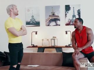 Glamcore interracial gay porno