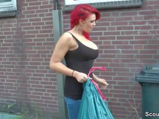 Niemieckie ruda nastolatka lexy kuszenie do pieprzyć na zewnątrz przez.