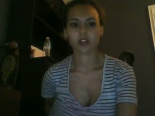 brunette, young, nice, webcam