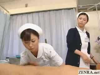 जपानीस नर्स practices उसकी hj तकनीक