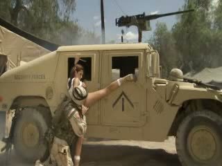 Sexy Hotty Jadra Holly Receives Her Pussy Fingered And Banged By A Soldier