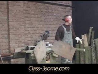 Horny Girls Tease And Fuck The Handsome Carpenter
