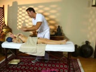 Amazing Women On Special Massage Bed