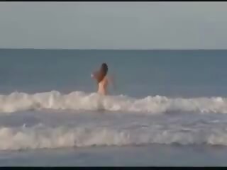 Spanish film nude actress at the beach