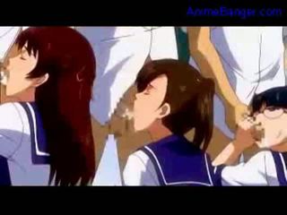 Schoolgirls في منتظم مص guys كوك بوضعه إلى فم مارس الجنس