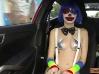 Stranded Party Clown Mikayla Public Sex