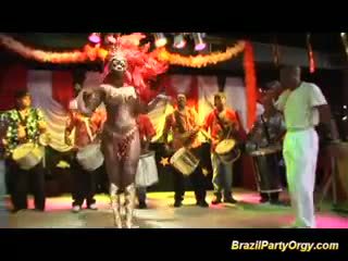 Brasilianisch carneval party orgie