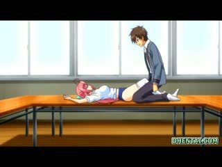 Big Boob student manga titty and wetpussy fucked in the Class Room
