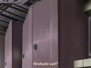 Anime nana gets holes fingered