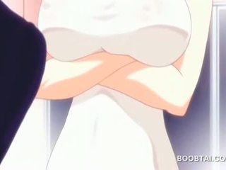 Seksikas blond anime nukk fucks boner koos tohutu tiss