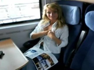 Sexy Amateur Milf Getting Fucked On The Train