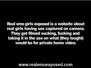 Private sex video of me fucking emo
