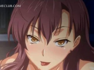 Innocent anime tüdruk fucks suur riist vahel tissid ja vitt
