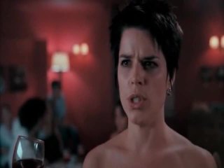 Neve Campbell StanDing Stark Stripped ...