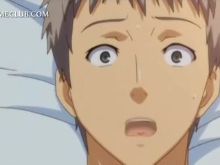 Innocent anime meitene fucks liels dzimumloceklis starp bumbulīši un cunt lips